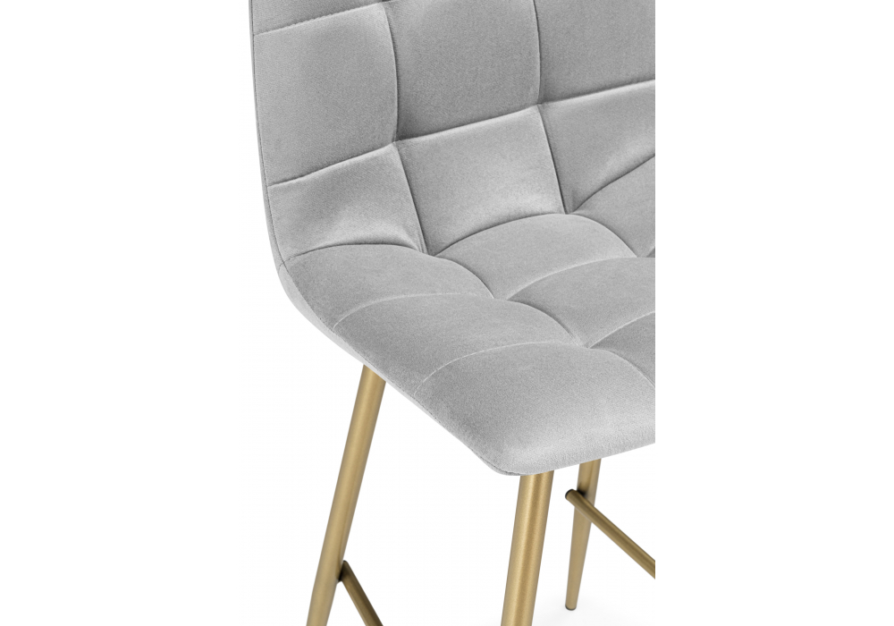 Полубарный стул Чилли Мини светло-серый (zd 960) / золотой