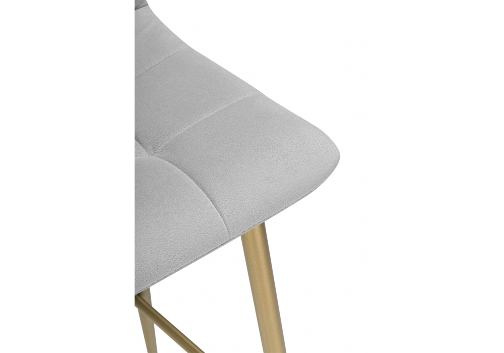 Полубарный стул Чилли Мини светло-серый (zd 960) / золотой
