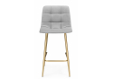 Полубарный стул Чилли Мини светло-серый (zd 960) / золотой