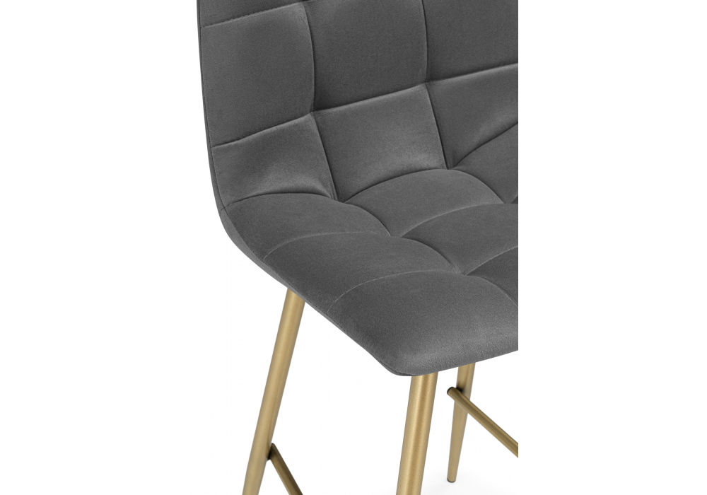 Полубарный стул Чилли Мини темно-серый (zd 995) / золотой