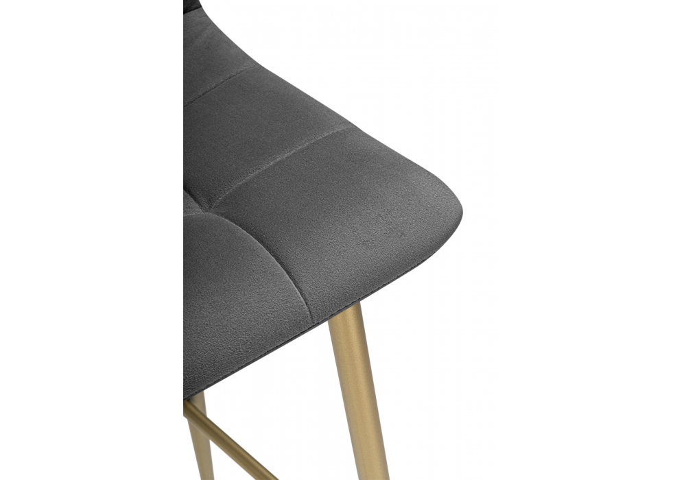 Полубарный стул Чилли Мини темно-серый (zd 995) / золотой