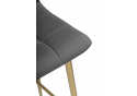 Полубарный стул Чилли Мини темно-серый (zd 995) / золотой