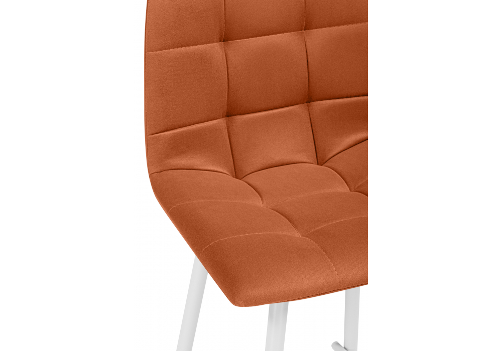Полубарный стул Чилли Мини терракотовый (zd 432) / белый