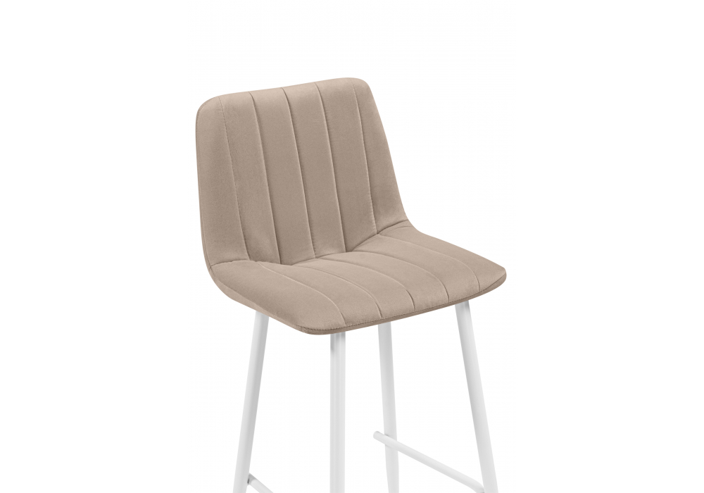 Полубарный стул Дани Мини бежевый (zd 210) / белый