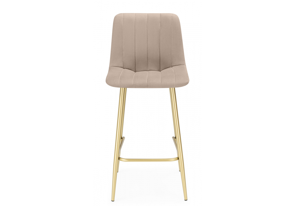 Полубарный стул Дани Мини бежевый (zd 210) / золотой