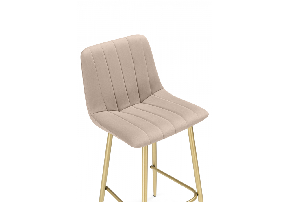 Полубарный стул Дани Мини бежевый (zd 210) / золотой