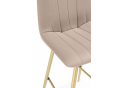 Полубарный стул Дани Мини бежевый (zd 210) / золотой