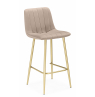 Полубарный стул Дани Мини бежевый (zd 210) / золотой