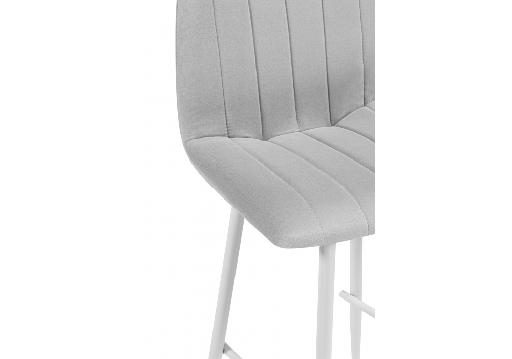 Полубарный стул Дани Мини светло-серый (zd 960) / белый