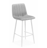 Полубарный стул Дани Мини светло-серый (zd 960) / белый