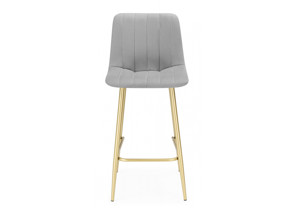 Полубарный стул Дани Мини светло-серый (zd 960) / золотой