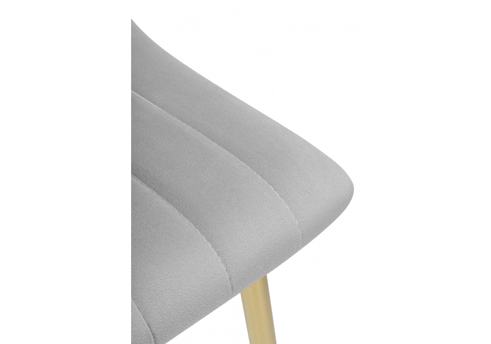 Полубарный стул Дани Мини светло-серый (zd 960) / золотой