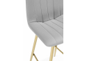 Полубарный стул Дани Мини светло-серый (zd 960) / золотой