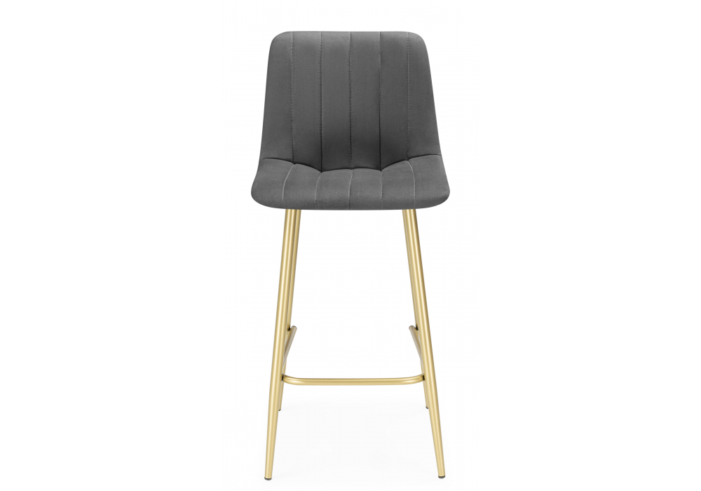 Полубарный стул Дани Мини темно-серый (zd 995) / золотой