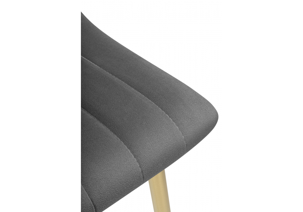 Полубарный стул Дани Мини темно-серый (zd 995) / золотой