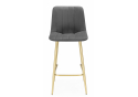 Полубарный стул Дани Мини темно-серый (zd 995) / золотой
