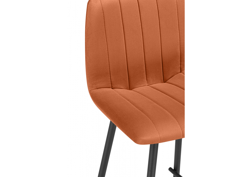 Полубарный стул Дани Мини терракотовый (zd 432) / черный