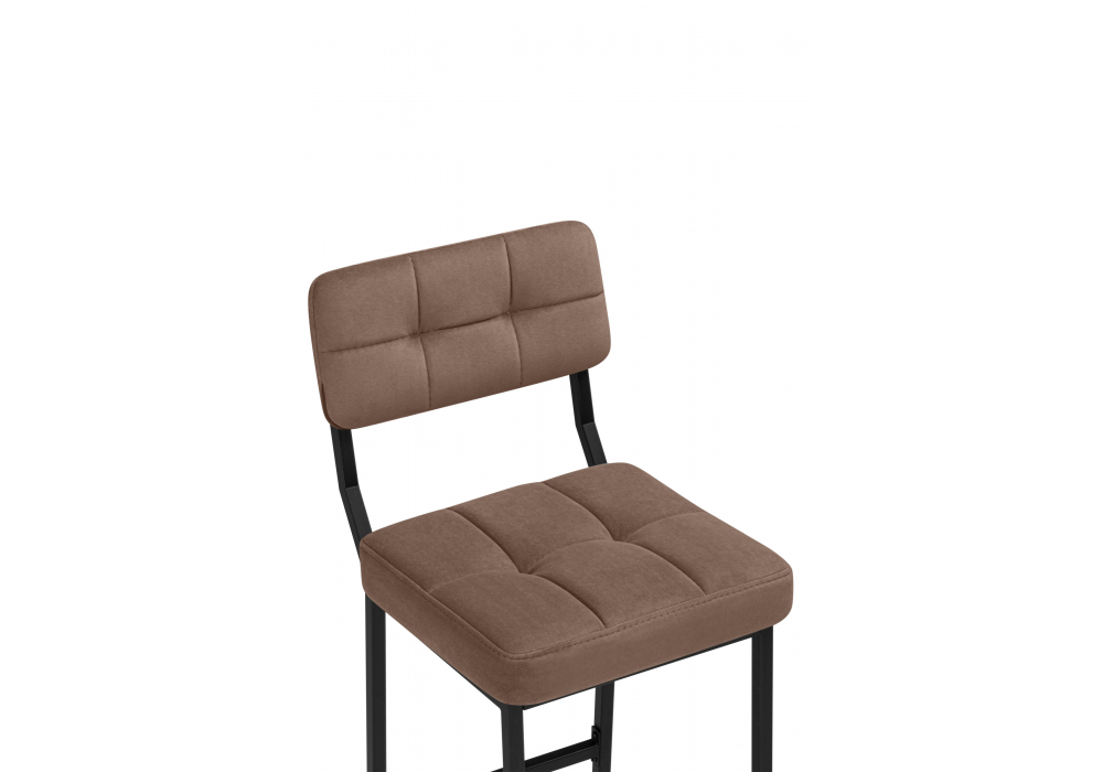 Полубарный стул Ларс selfie cocoa / черный