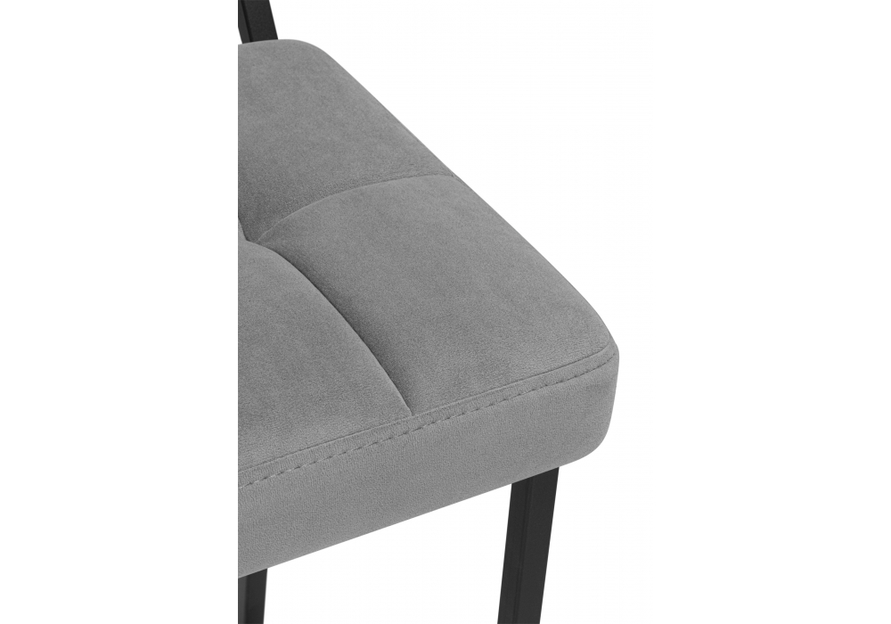 Полубарный стул Ларс selfie grey / черный