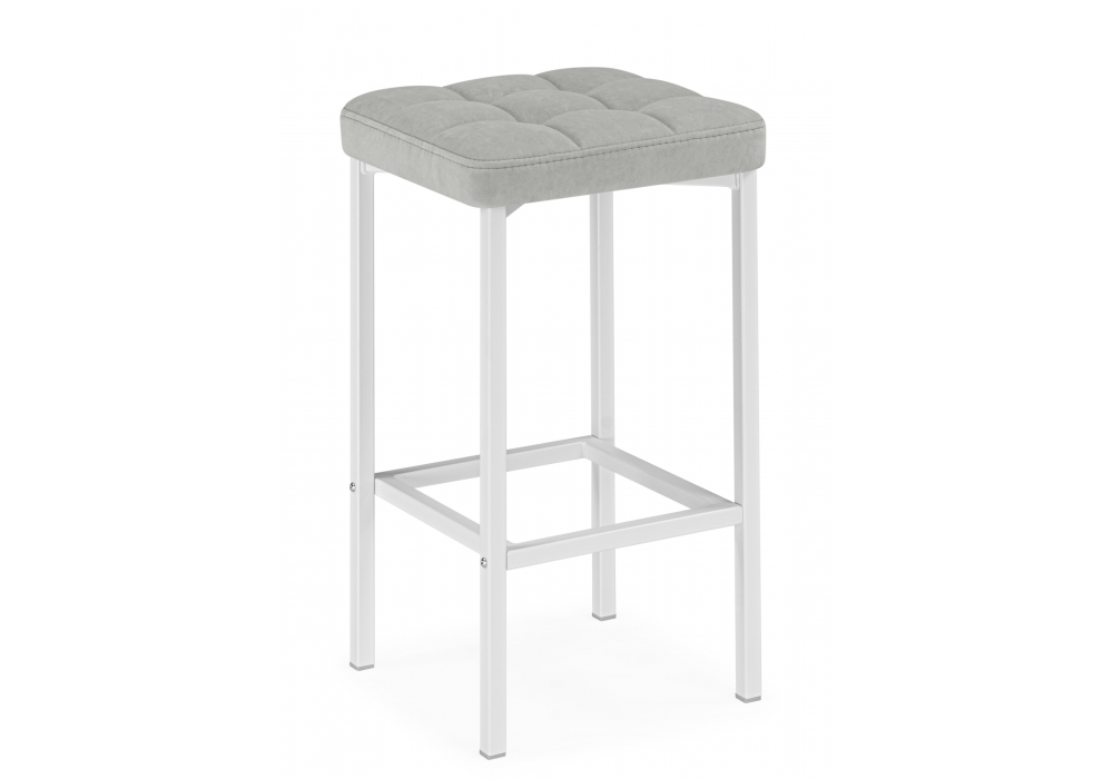 Полубарный стул Лофт мадера 20 / белый матовый