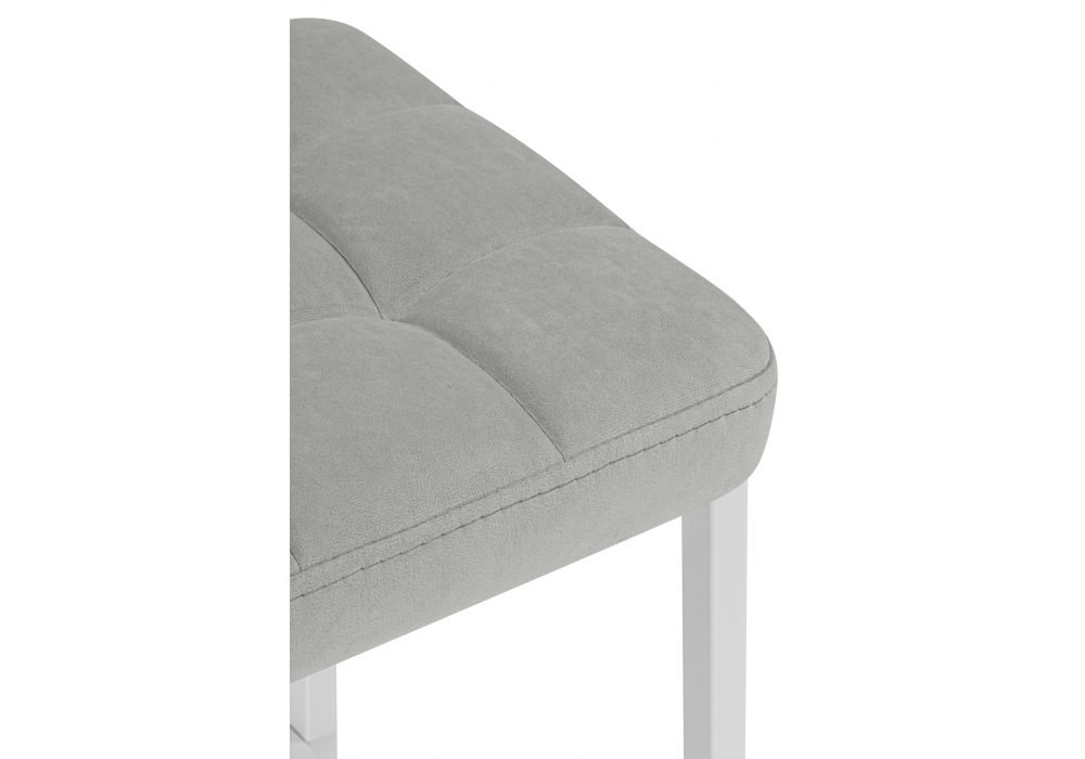 Полубарный стул Лофт мадера 20 / белый матовый