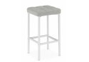 Полубарный стул Лофт мадера 20 / белый матовый