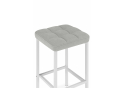 Полубарный стул Лофт мадера 20 / белый матовый
