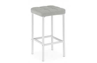 Полубарный стул Лофт мадера 20 / белый матовый