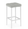 Полубарный стул Лофт мадера 20 / белый матовый