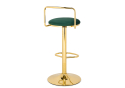 Полубарный стул Lusia green / gold