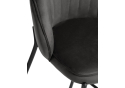 Полубарный стул Нейл серый / черный