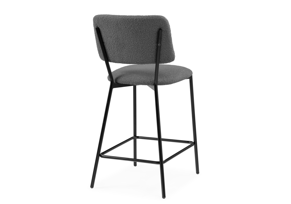 Полубарный стул Reparo bar dark gray / black