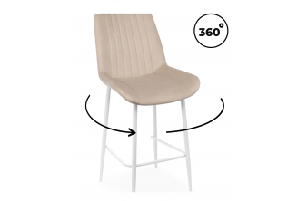 Барный стул Paskal white / chrome