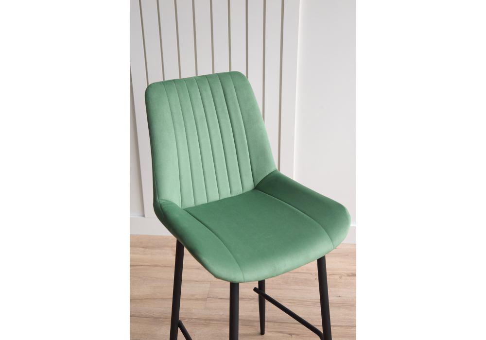 Полубарный стул Седа 360 фисташковый (zd 651) / черный