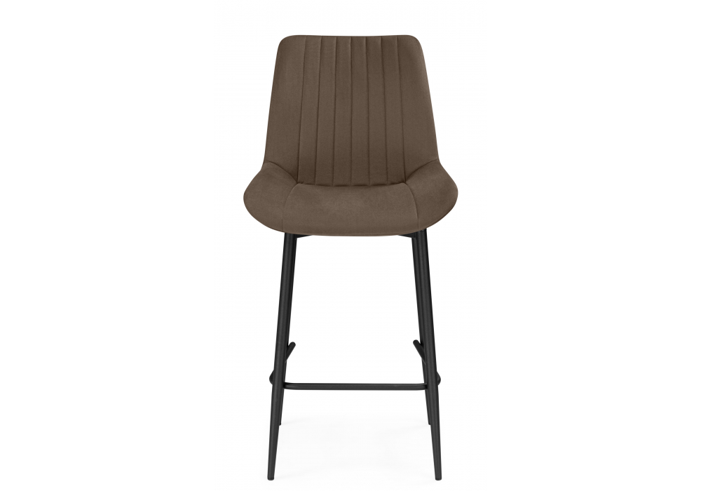 Полубарный стул Седа 360 коричневый (zd 233) / черный