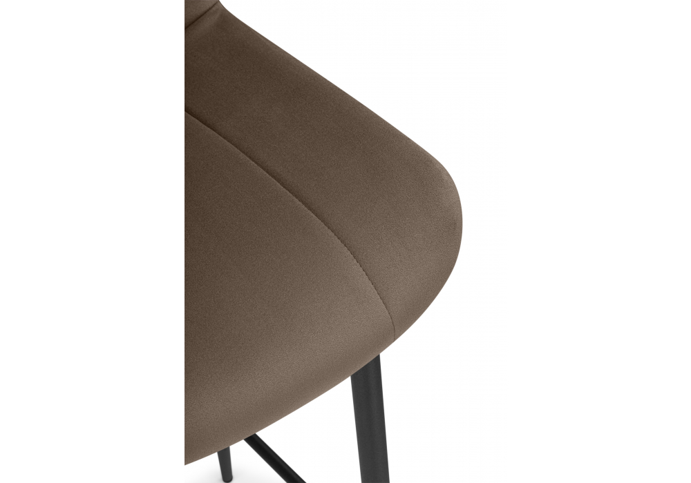 Полубарный стул Седа 360 коричневый (zd 233) / черный