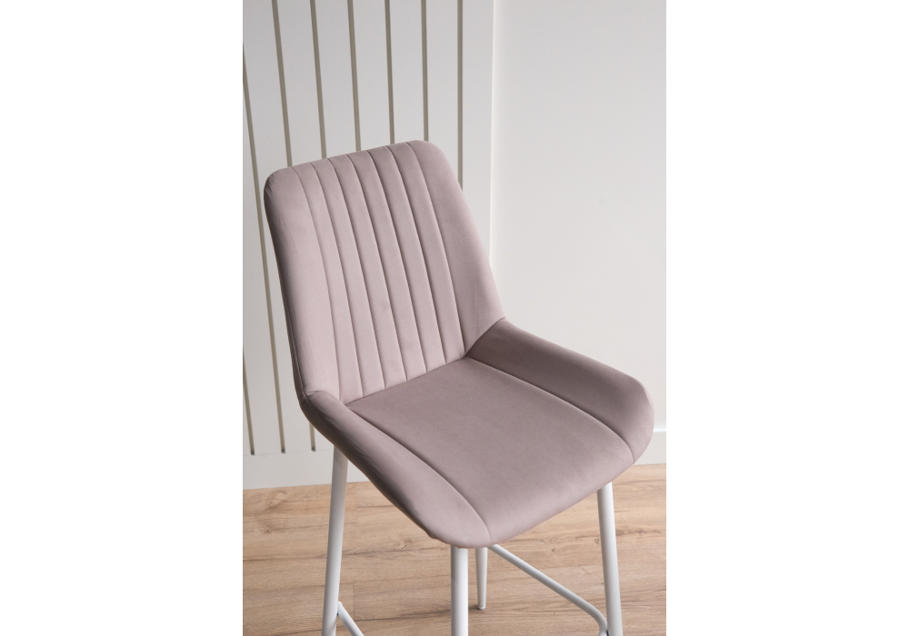 Полубарный стул Седа 360 латте (zd 290) / белый