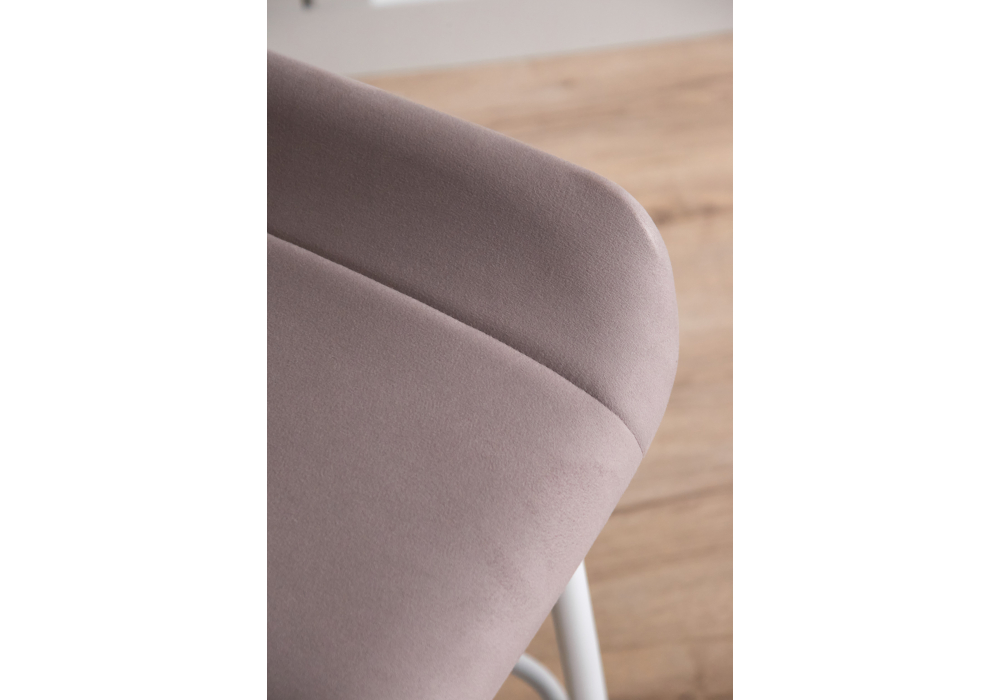 Полубарный стул Седа 360 латте (zd 290) / белый