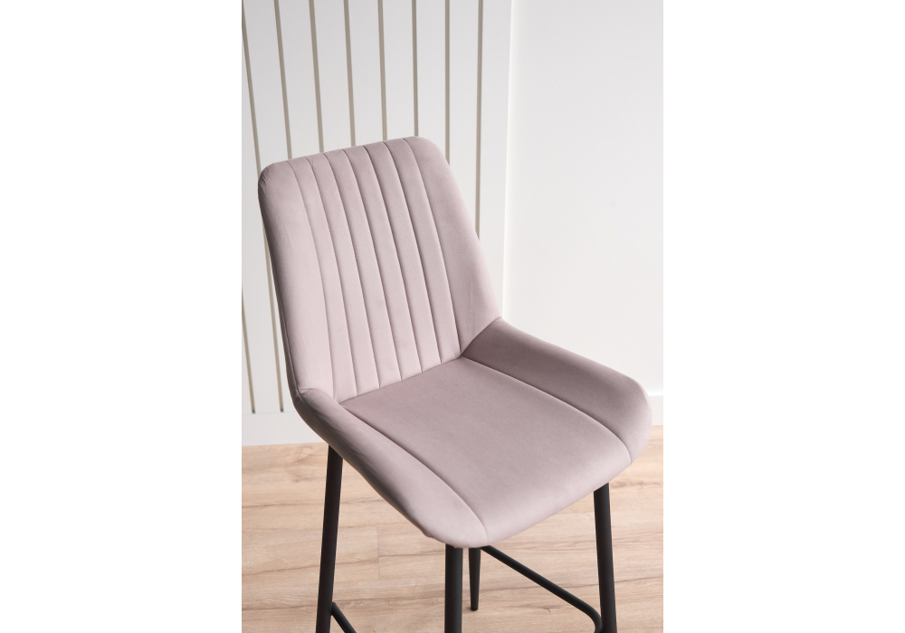 Полубарный стул Седа 360 латте (zd 290) / черный