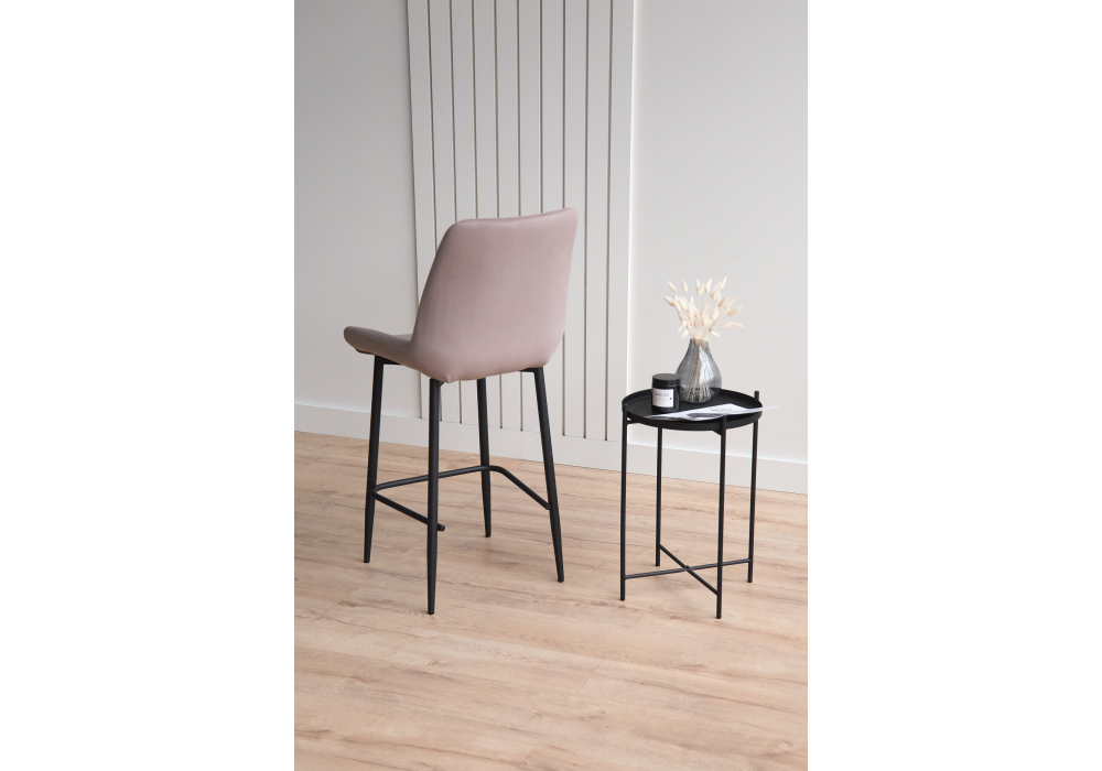 Полубарный стул Седа 360 латте (zd 290) / черный