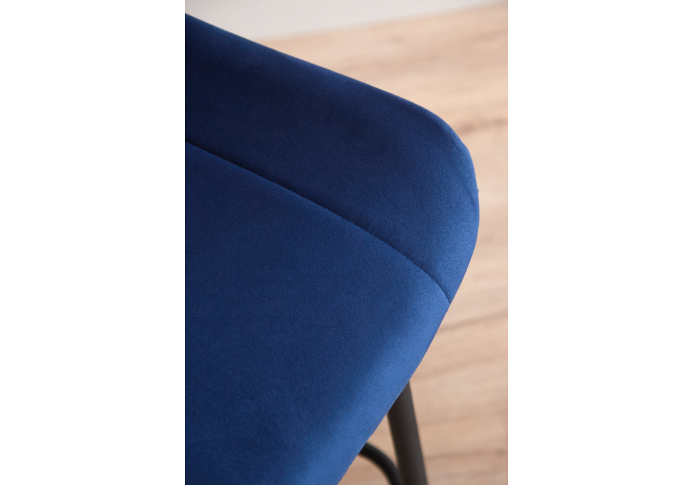 Полубарный стул Седа 360 синий (zd 798) / черный