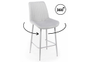 Полубарный стул Седа 360 светло-серый (zd 960) / серый