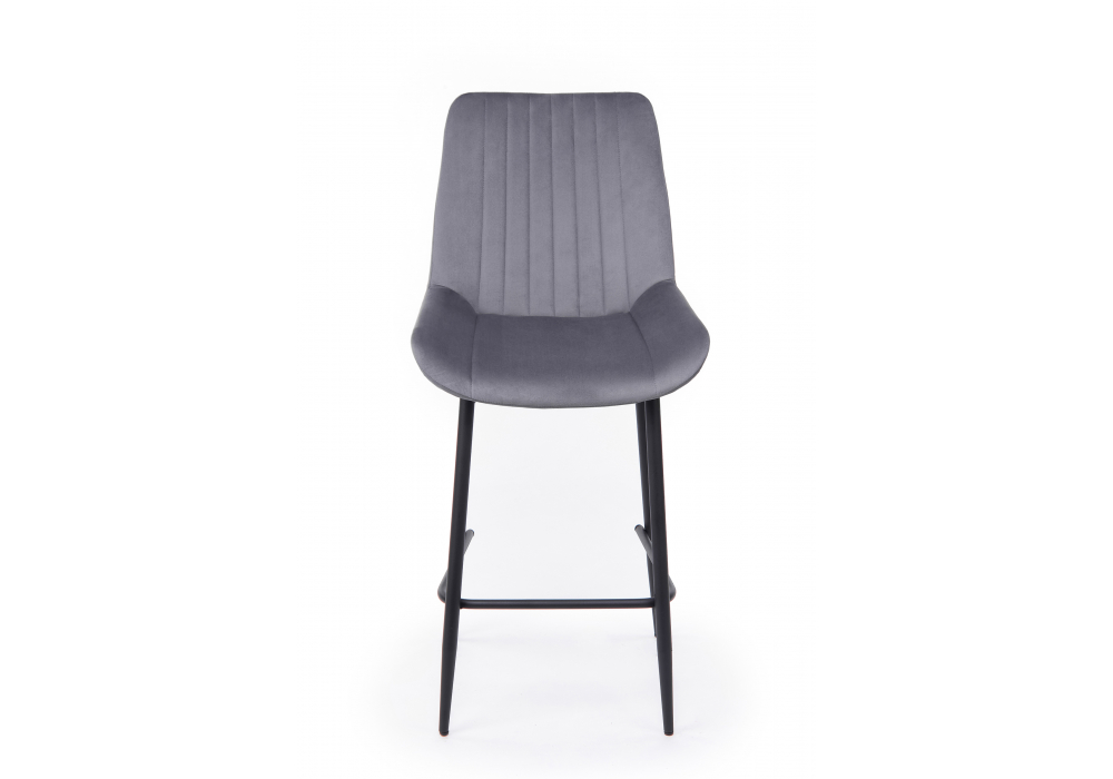 Полубарный стул Седа 360 темно-серый (zd 995) / черный