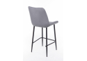 Полубарный стул Седа 360 темно-серый (zd 995) / черный