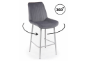 Полубарный стул Седа 360 темно-серый (zd 995) / серый
