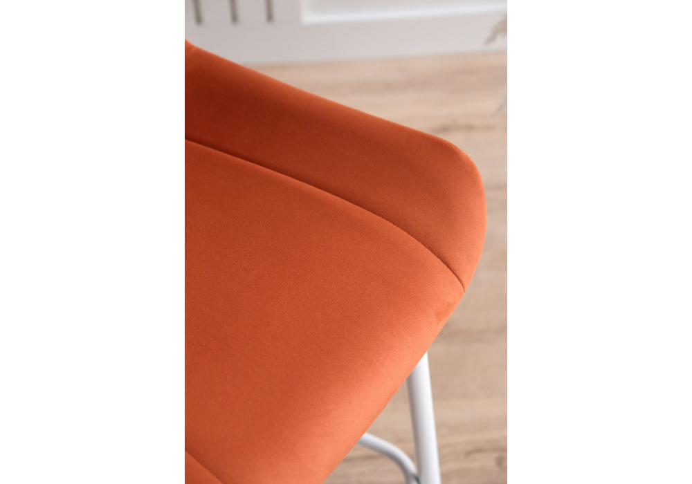 Полубарный стул Седа 360 терракотовый (zd 432) / белый