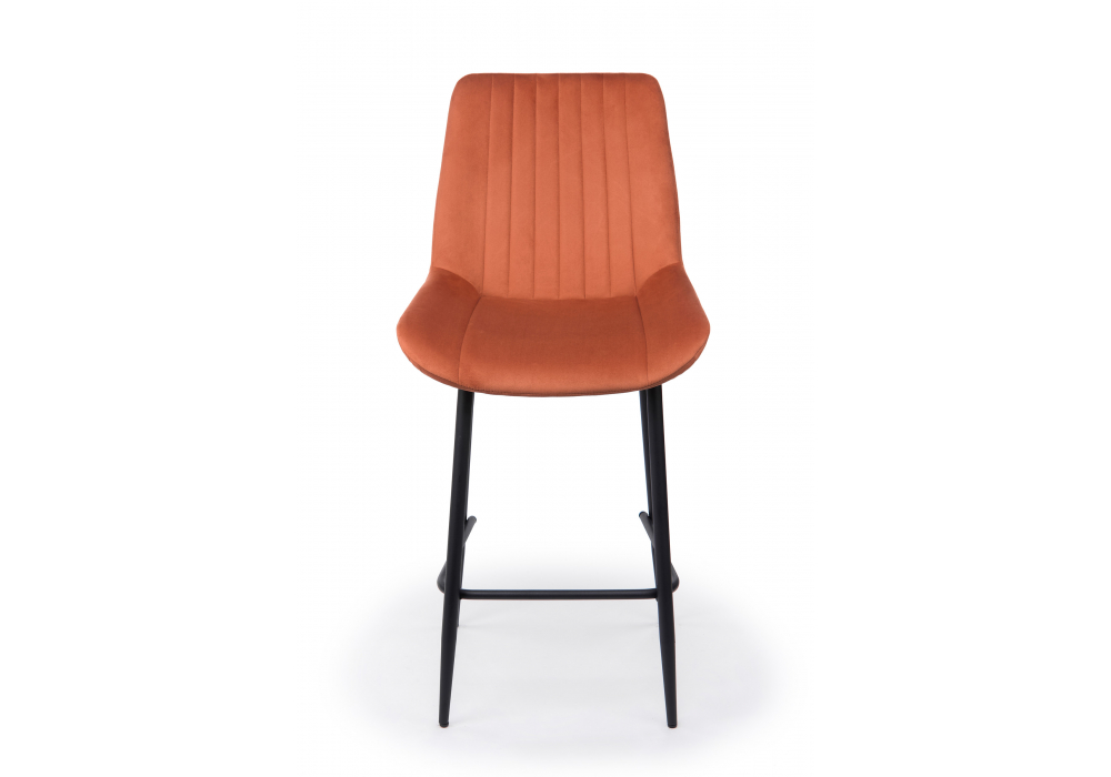 Полубарный стул Седа 360 терракотовый (zd 432) / черный