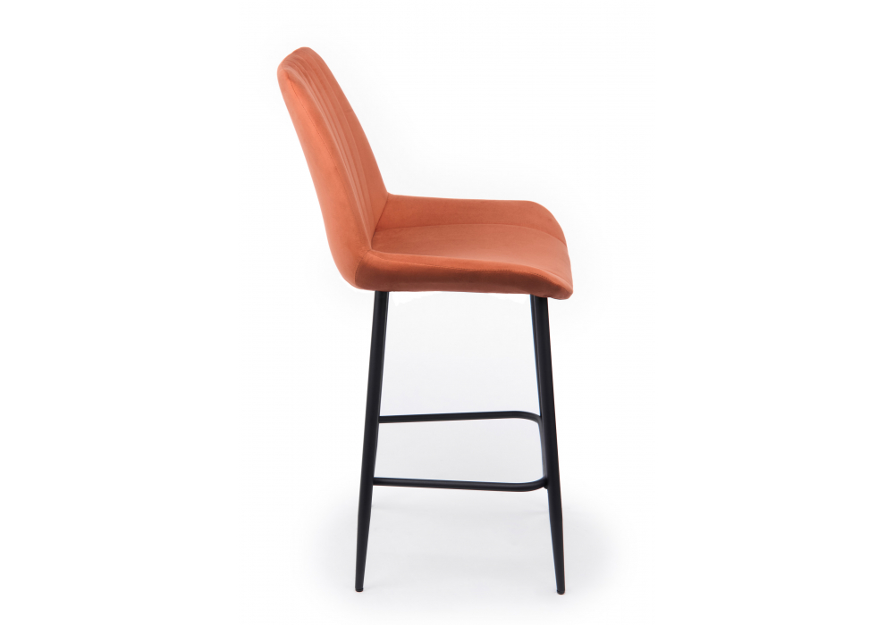 Полубарный стул Седа 360 терракотовый (zd 432) / черный