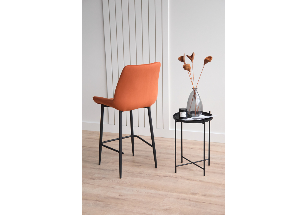 Полубарный стул Седа 360 терракотовый (zd 432) / черный
