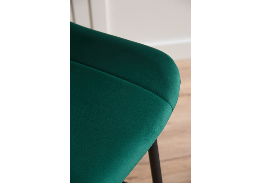 Полубарный стул Седа 360 зеленый (zd 667) / черный